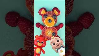 Make a Boba Bear Out of Fruit! 🍊🍓🐻 Easy DIY Crafts for Kids #cocomelon