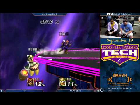 TTS4 - Iori (Captain Falcon) vs KOKingpin (Bowser, Dedede) - Project M losers finals