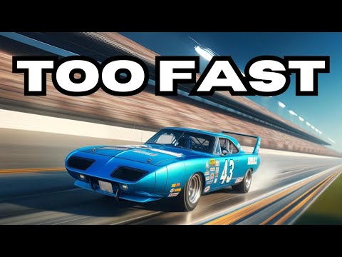 Plymouth Superbird BANNED from NASCAR for being too fast!!