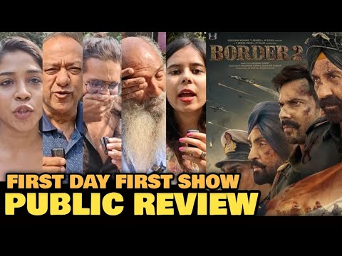 Border 2 PUBLIC REVIEW | First Day First Show | Sunny Deol, Varun Dhawan, Diljit, Ahaan
