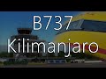 FSX | B737 Classic landing at Kilimanjaro 