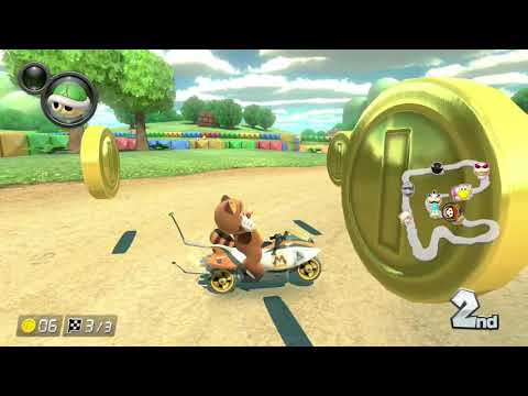 Mariokart8 Tanooki Mario Wins Banana Cup