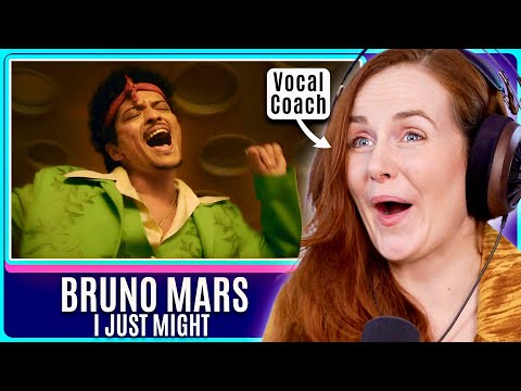 Bruno Mars Just Might Have Another HIT | Vocal Coach Analysis - I Just Might [Official Music Video]