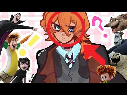 HOTEL TRANSYLVANIA REACTS TO DENNIS AS CHUUYA | FIRST PART | BUNGO STRAY DOGS 