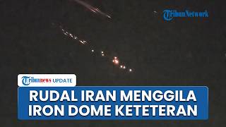 Gerombolan Rudal Iran Melesat Bersamaan Hujani Israel! Penjuru Tel Aviv Meledak, Kerusakan Meluas