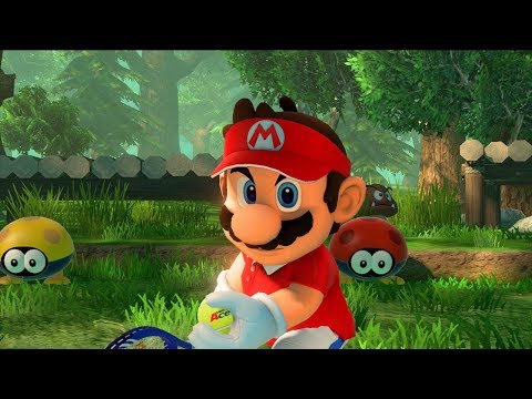 Mario Tennis Aces 🎾 Walkthrough - Forest Practice Court (1080p60HD)