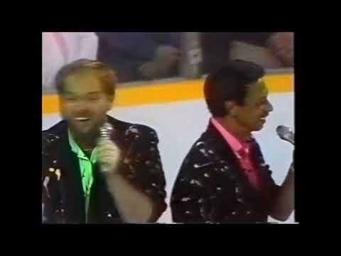 National Anthems Oilers vs  Blackhawks Game 2 1985