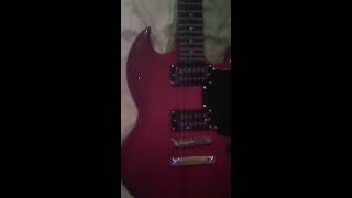 Video thumbnail for Bad quality of Harley Benton DC 200 Student Series guitar from Thomann by Sovereign Space