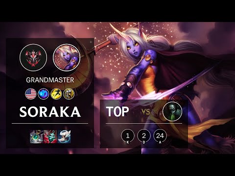 Soraka Top vs Urgot - NA Grandmaster Patch 11.18