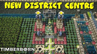 Pimped out District Centre in Timberborn | Bad Crater Episode 48