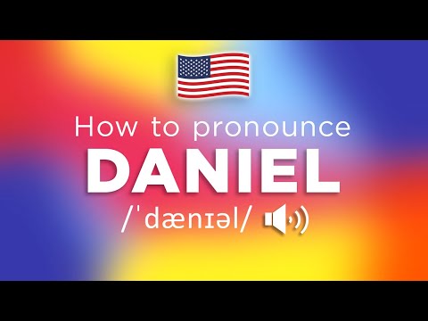 How To Pronounce Daniel (100% NATIVE!!)