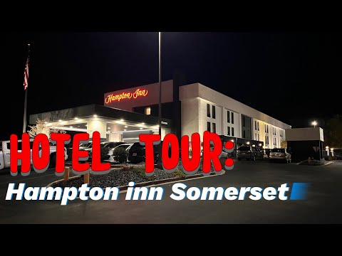 Hotel tour: Hampton inn, Somerset Kentucky. My first Hilton!