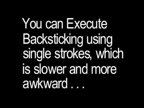 Tiger Bill's Speed Lesson #78: Backsticking Speed Tricks of the Trade - Part 3