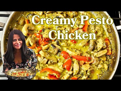 Creamy Pesto Chicken Skillet | Easy 30 Minute Dinner