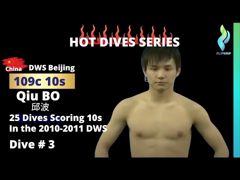 2011 Qiu Bo 邱波 109c 10s Mens 10 Meter Diving World Series Beijing