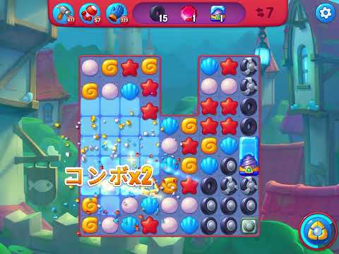 Fishdom Hard level 7515 no boosters フィッシュダム ハード [Friend's]