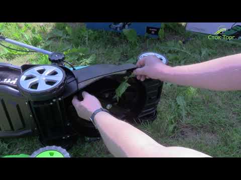 Elektrinė vejapjovė Makita ELM3320, 1200W video