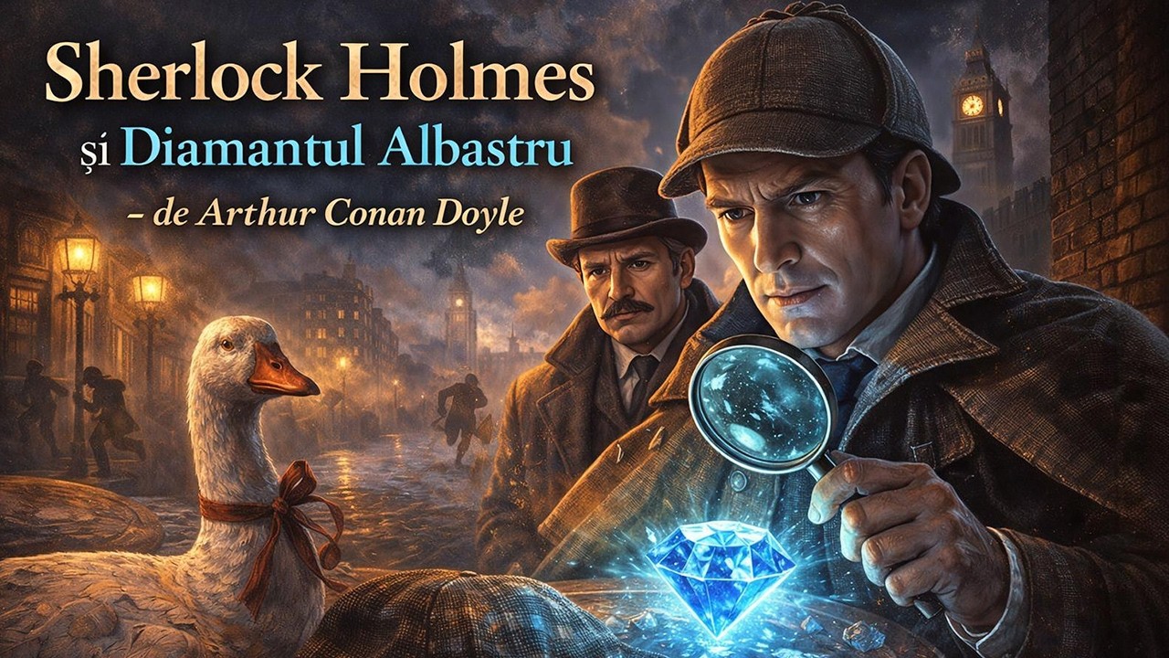 Sherlock Holmes şi diamantul albastru - Arthur Conan Doyle | Teatru  pe Vinil