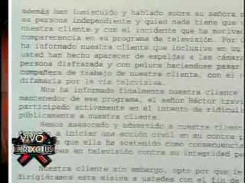 SuperXclusivo 8/11/09 - Carta de abogado de Dulce 1/3