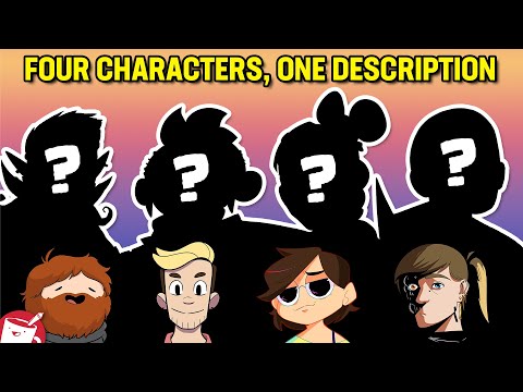 FOUR Artists Design New Characters from ONE Description