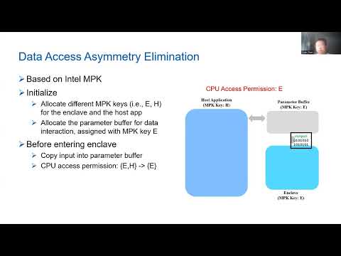USENIX Security '22 - SGXLock: Towards Efficiently Establishing Mutual Distrust Between Host