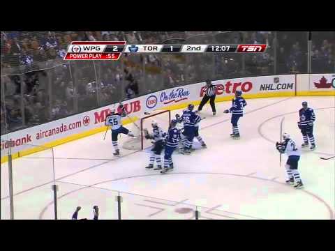 Winnipeg Jets @ Toronto Maple Leafs Highlights 10/19/11