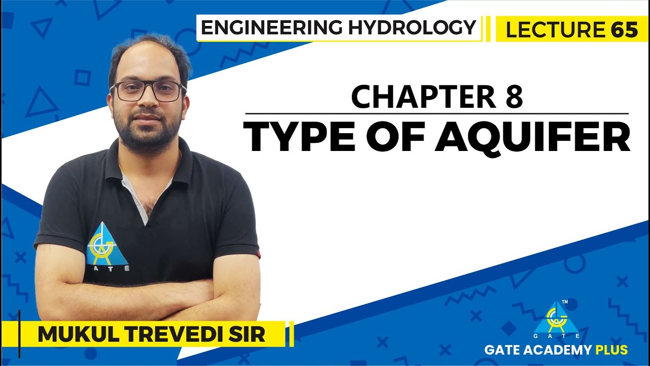 Lecture 65 | Chapter 8 | Type of Aquifer | Engineering Hydrology