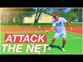 4 Ways to ATTACK the Net in Tennis