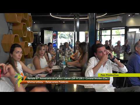 Remate 87° Aniversario Firma Carlos J Lanser SA. Coronel Moldes, Cba (4°parte)