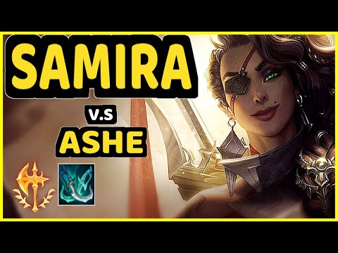 SAMUX (SAMIRA) vs ASHE - BOTTOM ADC GAMEPLAY - EUW Ranked MASTER