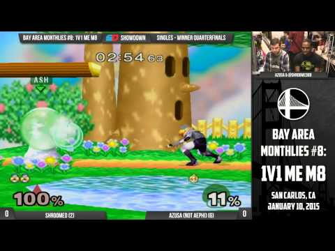 Bay Area Monthlies #8 - Winner Quarters: Shroomed (Sheik) vs Azusa (Peach)