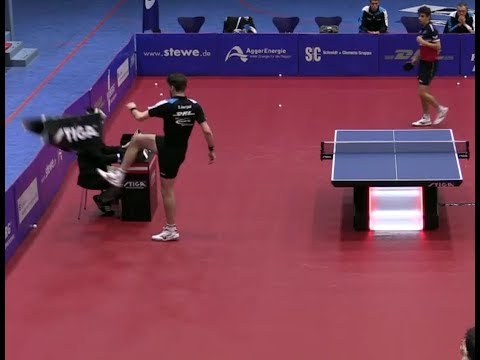 Steffen Mengel completely freaks out after losing a Match