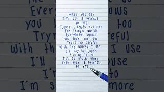 Just a Friend to You · Meghan Trainor · Lyrics