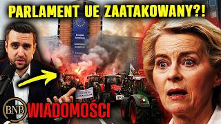 PILNE! Rolnicy PRZEJMUJĄ  Budynki Komisji EUROPEJSKIEJ?! Co Tam Się Dzieje?!