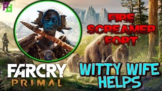 Fire Screamer Fort Takedown Far Cry Primal | Walkthrough Gameplay PS4