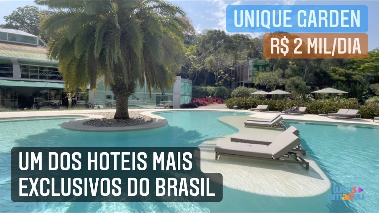 Conhec?a o parai?so de luxo em SP, hotel Unique Garden