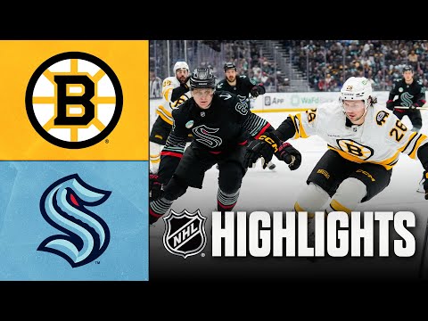 Bruins vs. Kraken | NHL Highlights | January 06, 2026