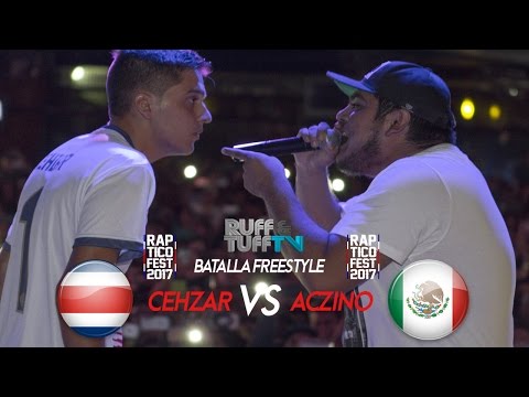 Rap Tico Fest 2017 - ACZINO VS CEHZAR (Ruff & Tuff TV) Video oficial