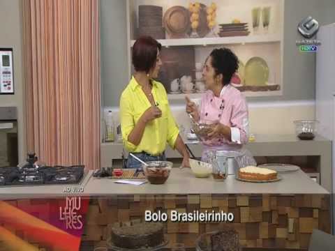 Juliana Abbud - TV Gazeta - Mulheres 19/02/2013 - Receita de bolo brasileirinho
