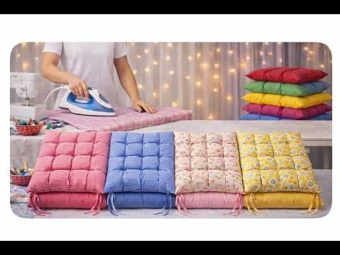 ZERO STRESS,!Quick & Easy DIY Seat Cushion Tutorial😉