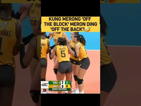 "Off the back" play , FEU vs UST Round 2 UAAP Womens Volleyball #uaapseason87