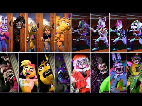 All Characters Mods in FNAF Security Breach