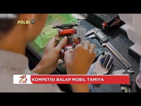 POLRES JEMBER GELAR LOMBA BALAP TAMIYA