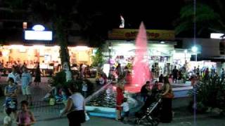 preview picture of video 'Greece Halkidiki Hanioti - Central Square in the evening'