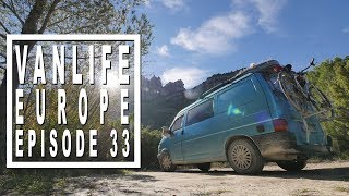 Vanlife Vlog: Around Barcelona and at the top of Montserrat