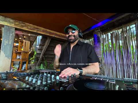 Afro House, Organic House, Deep House, Amapiano - Oscar V @ INITI BEACH, Playa del Carmen, Mexico
