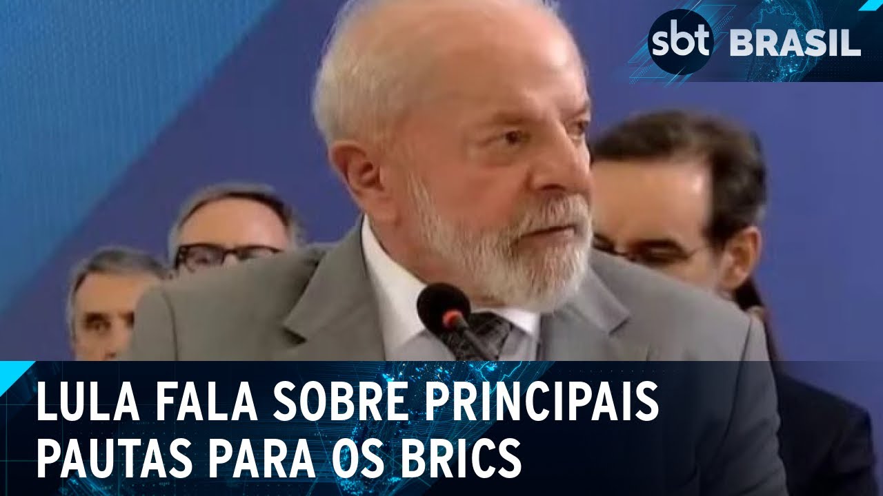 Com recados a Trump e big techs, Lula propõe eixos principais para os Brics | SBT Brasil (26/02/25)