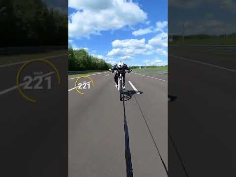 😳 272 Km/h Speed on a Bicycle! 🤯🔥
