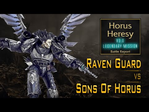 Raven Guard Vs Sons of Horus - Isstvaan V- Horus Heresy Battle Report - Age Of Darkness