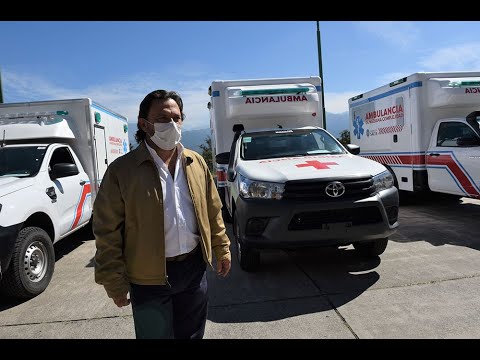 La Provincia fortalece el sistema de salud con la entrega de cuatro nuevas ambulancias